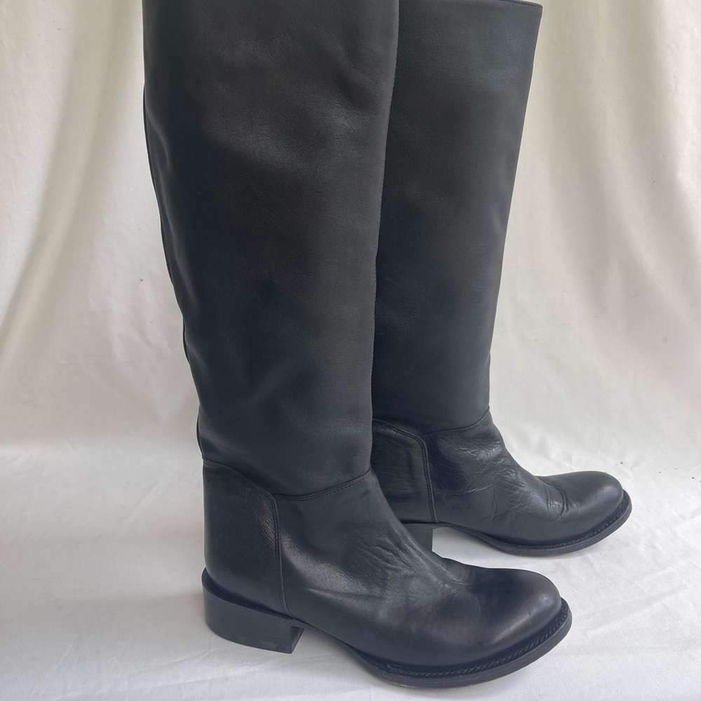 ASH Leather Knee High Pull On Boots